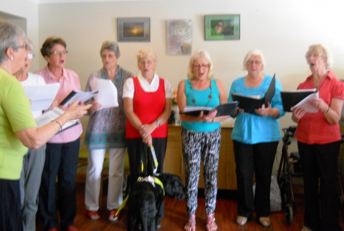 Downlands Court Singers at Older Peoples Day Oct 2014