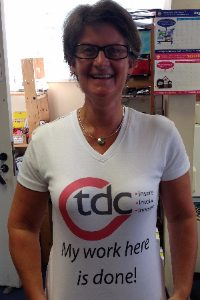 Image of outgoing TDC CEO Linda Saltwell