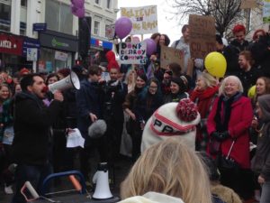 Protect Youth Services protest - Brighton
