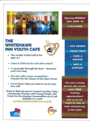 Whitehawk Inn youth cafe - Community Development Brighton TDC