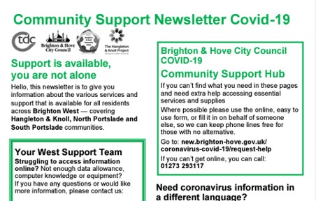 Community Covid-19 newsletter